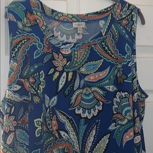 Multi color sleeveless dress